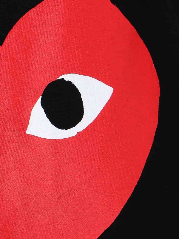 The Best Shops Comme des Garçons Play: Camisetas - Camiseta - Negro