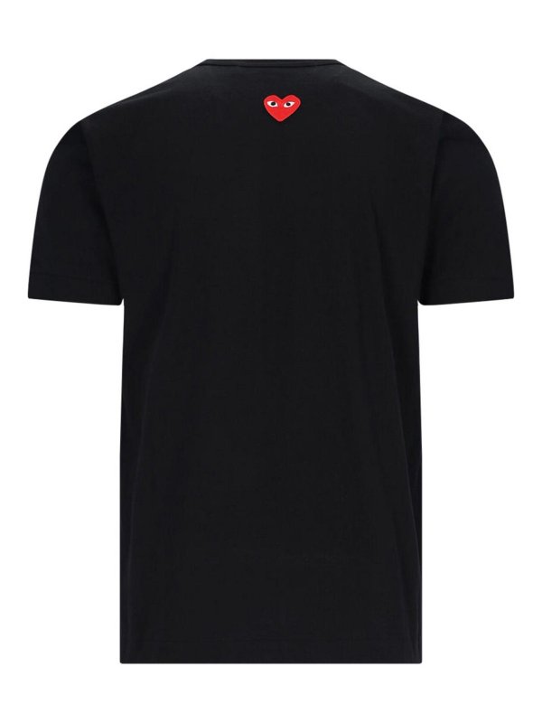 Comme des Garçons Play: T-shirts online - T-Shirt - Noir