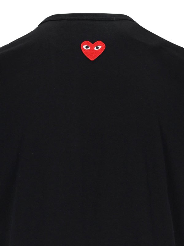 The Best Shops Comme des Garçons Play: T-shirts - T-Shirt - Noir