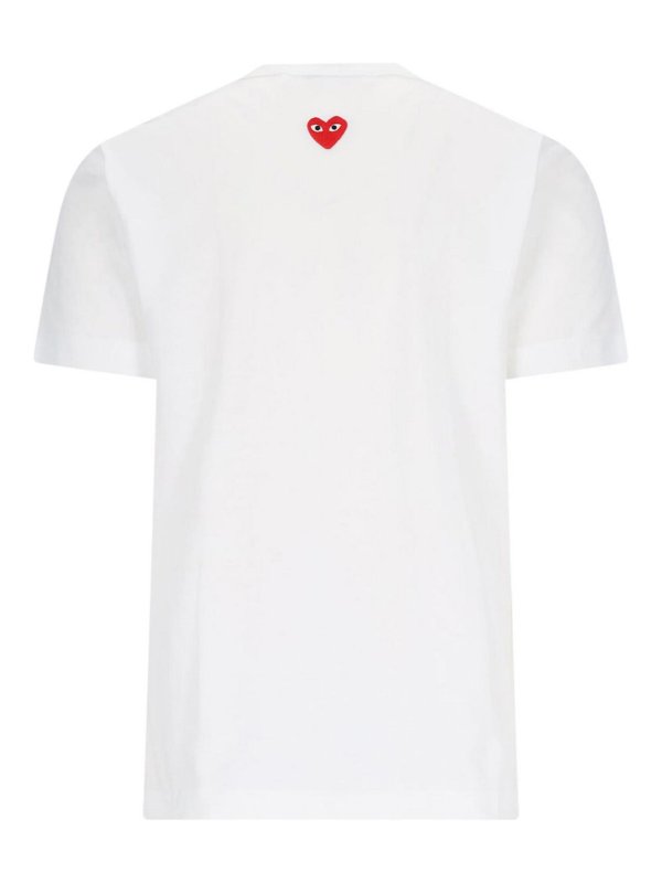 Comme des Garçons Play: T-shirts online - T-Shirt - Blanc