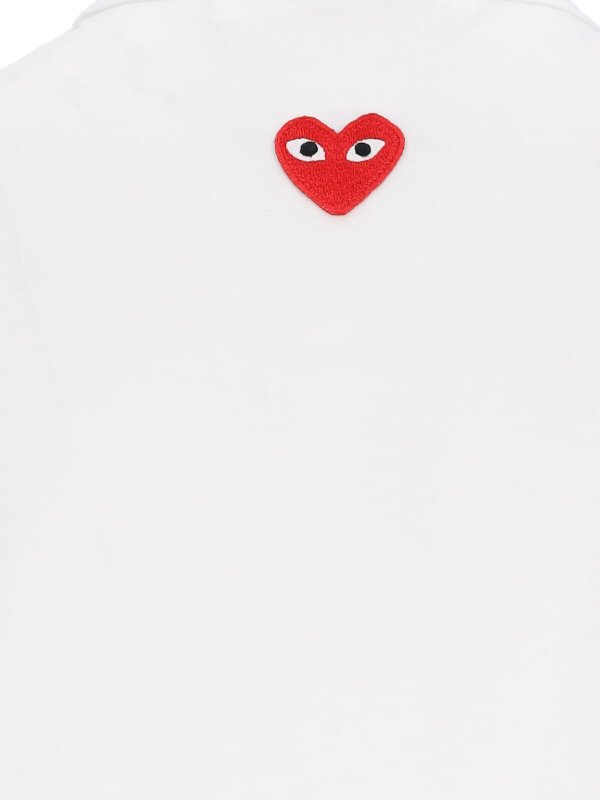 The Best Shops Comme des Garçons Play: T-shirts - T-Shirt - Blanc