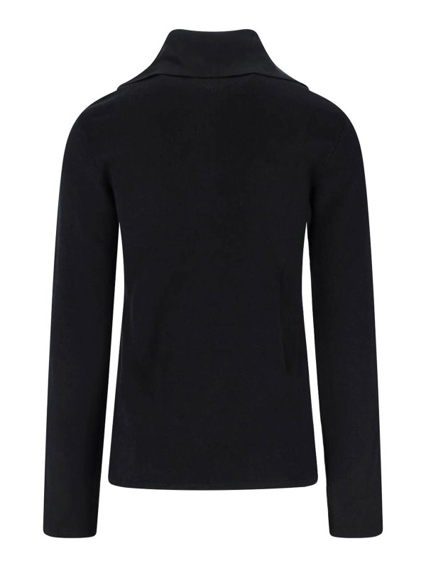 ENTIRE STUDIOS: Cuellos altos y polos online - Suéter Con Cuello Alto - Negro