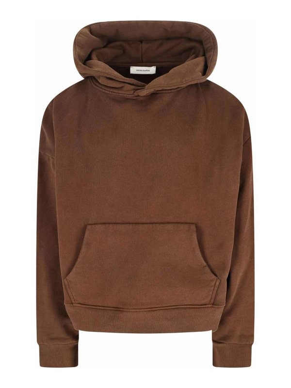 ENTIRE STUDIOS: スウェット＆セーター - スウェットシャツ/セーター - ブラウン