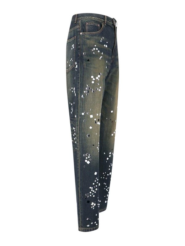 The Best Shops MAISON MIHARA YASUHIRO: Straight Leg Jeans - Straight Leg Jeans - Blau