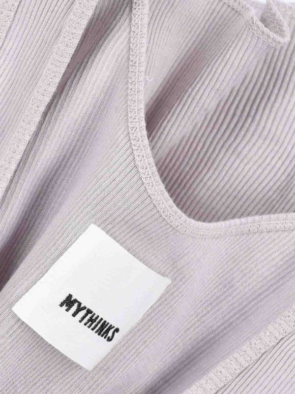 The Best Shops MYTHINKS: Tops y camisetas sin mangas - Top - Gris