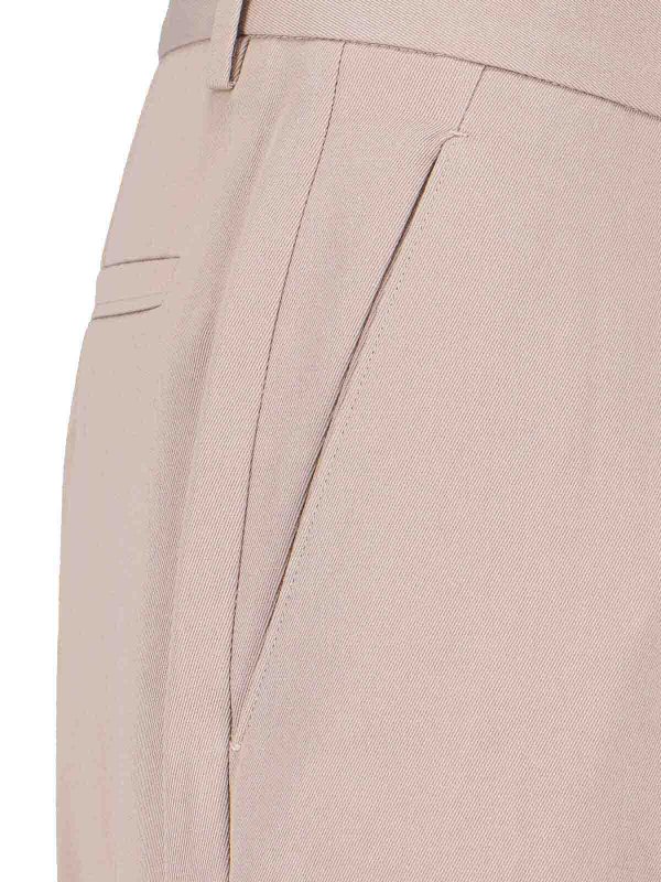 テーラードパンツ - ベージュ shop online: ZEGNA