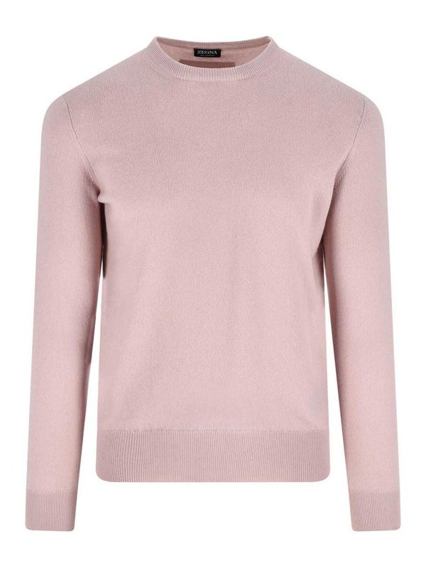 ZEGNA: クルーネック - クルーネック - ヌードカラー