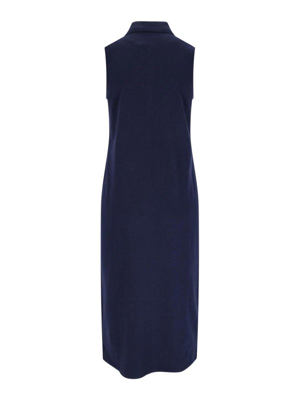 POLO RALPH LAUREN: knee length dresses online - Logo Midi Dress