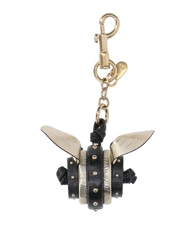 Anya Hindmarch: Lllaveros online - Llavero - Negro