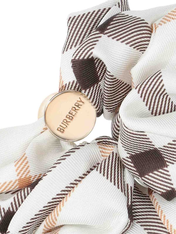 The Best Shops BURBERRY: accessori per capelli - Scrunchie In Seta