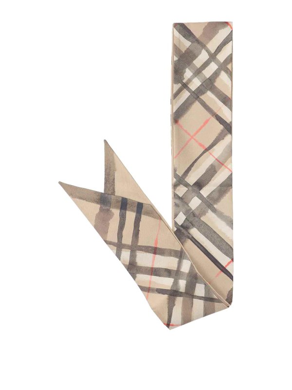 BURBERRY: hair accessories - Silk Bandeau