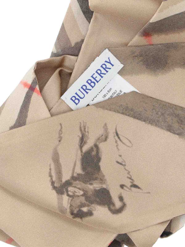 The Best Shops BURBERRY: hair accessories - Silk Bandeau