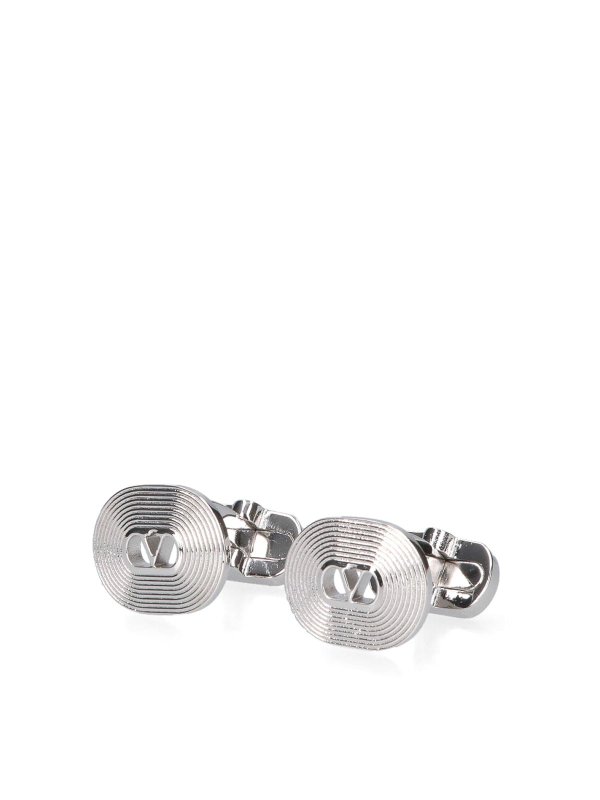 VALENTINO GARAVANI: Manschettenknöpfe - Manschettenknöpfe - Silber