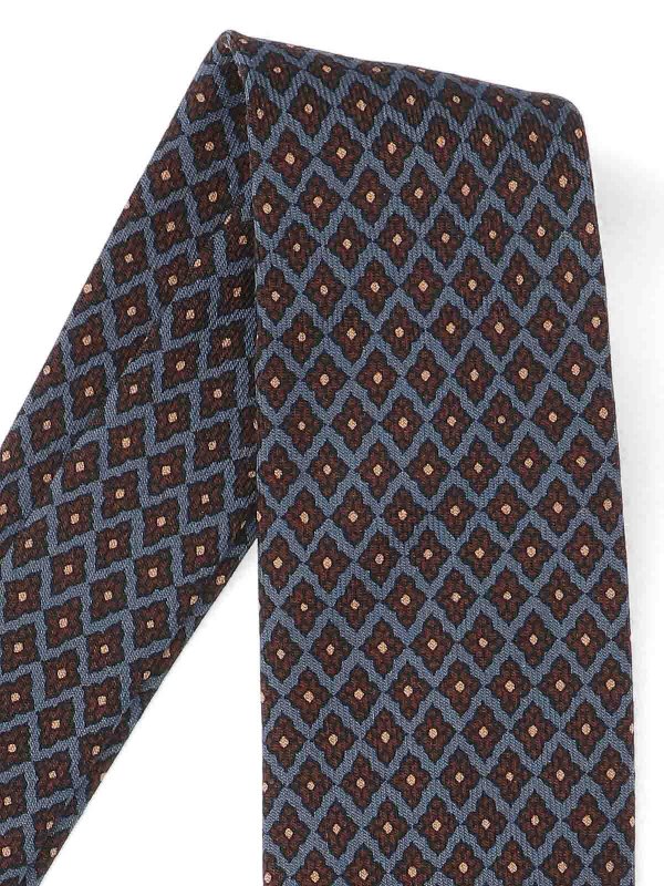 CESARE ATTOLINI NAPOLI: ties & bow ties online - Patterned tie