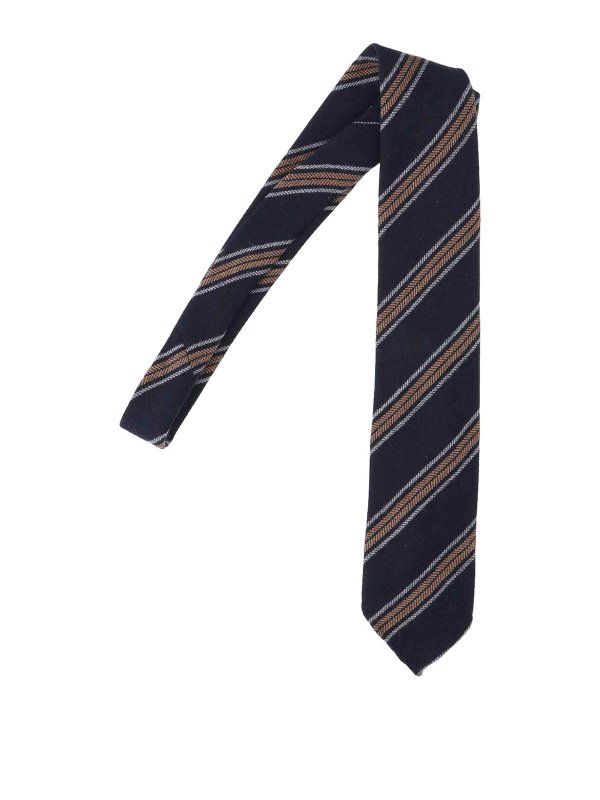 CESARE ATTOLINI NAPOLI: ties & bow ties - Striped Tie
