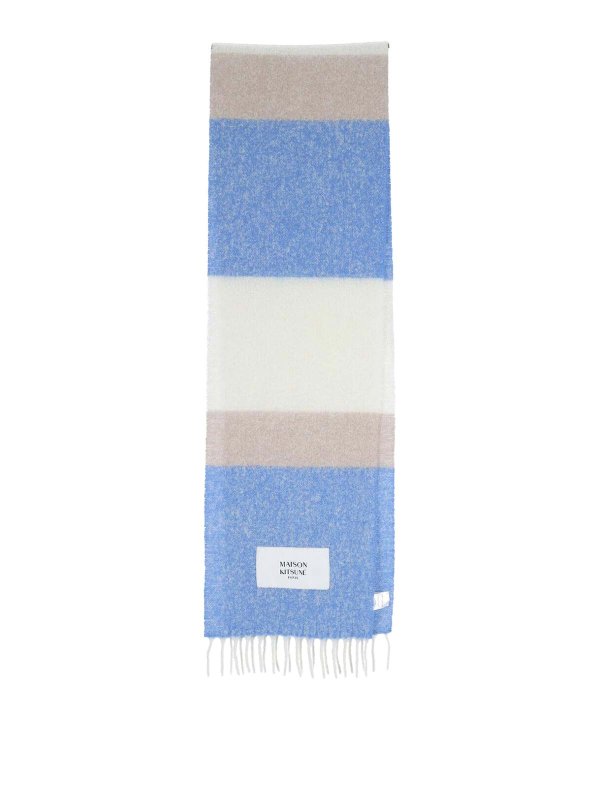 MAISON KITSUNÉ: sciarpe e foulard - Sciarpa In Misto Alpaca