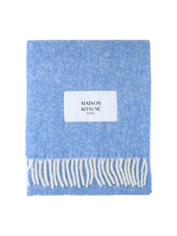 MAISON KITSUNÉ: sciarpe e foulard online - Sciarpa In Misto Alpaca