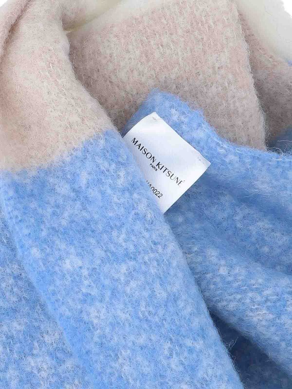 The Best Shops MAISON KITSUNÉ: sciarpe e foulard - Sciarpa In Misto Alpaca