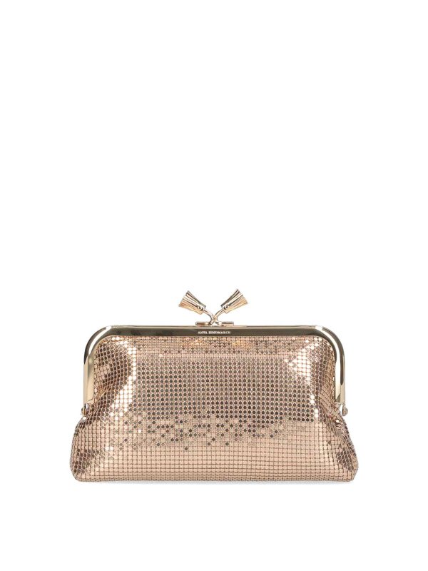 Anya Hindmarch: Bolso clutch - Bolso Clutch - Dorado