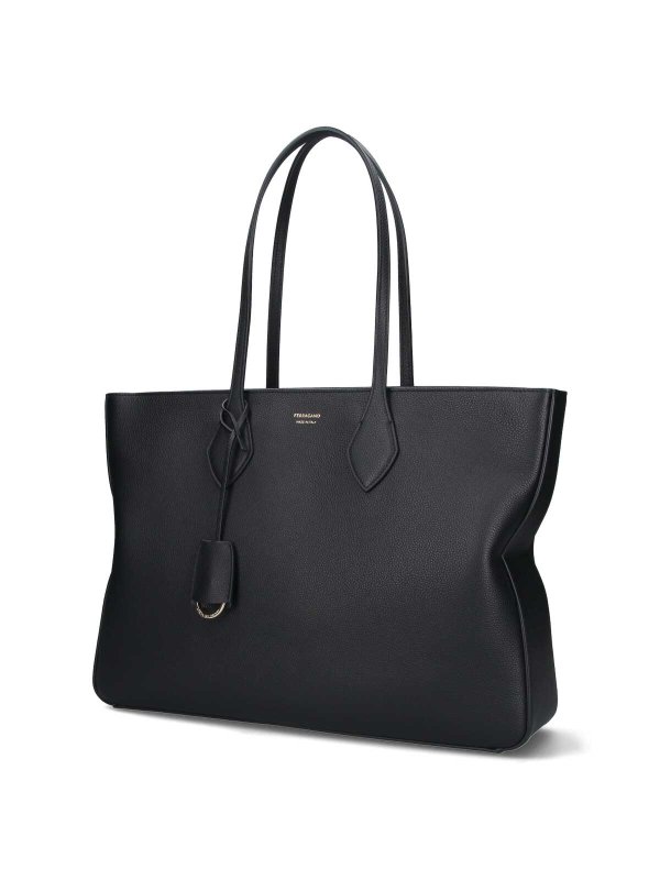 FERRAGAMO: Handtaschen online - Shopper - Schwarz