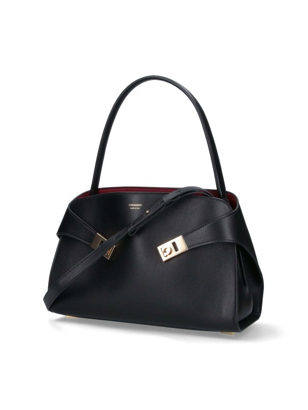 FERRAGAMO: Sacs à main online - Sac Cabas - Noir