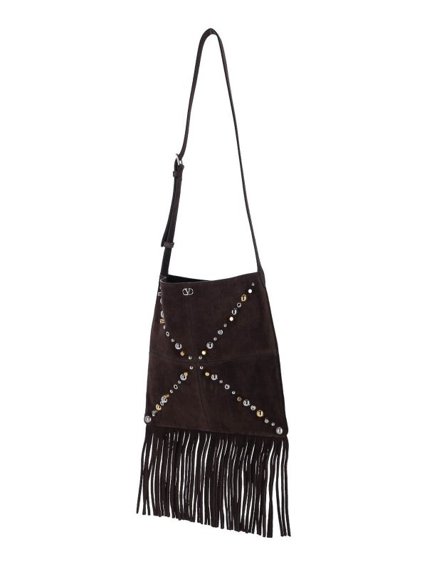 VALENTINO GARAVANI: Sacs portés épaule  online - Sac Porté Épaule - Marron