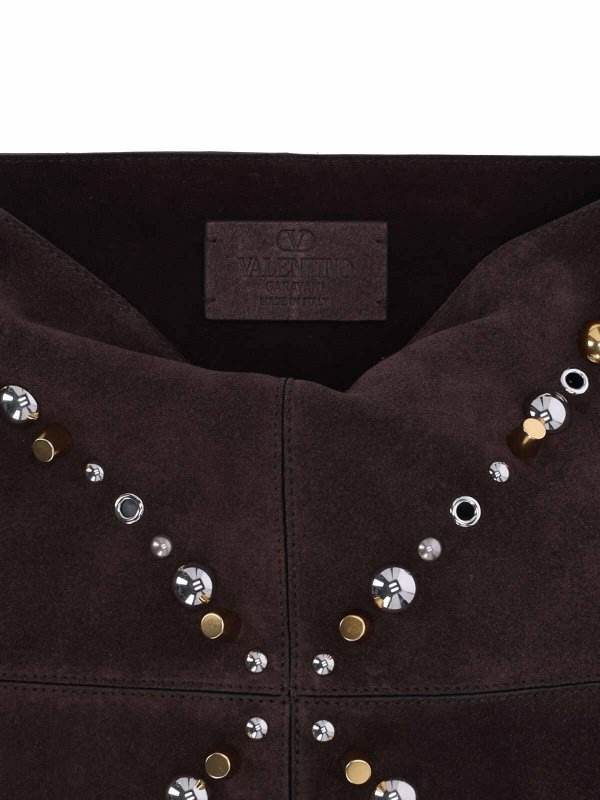 Sac Porté Épaule - Marron shop online: VALENTINO GARAVANI