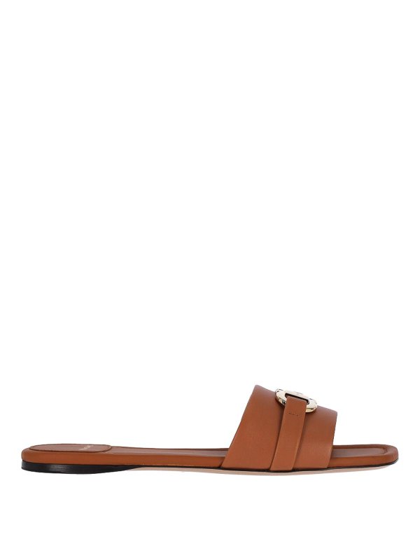 FERRAGAMO: Sandalias - Sandalias - Marrón