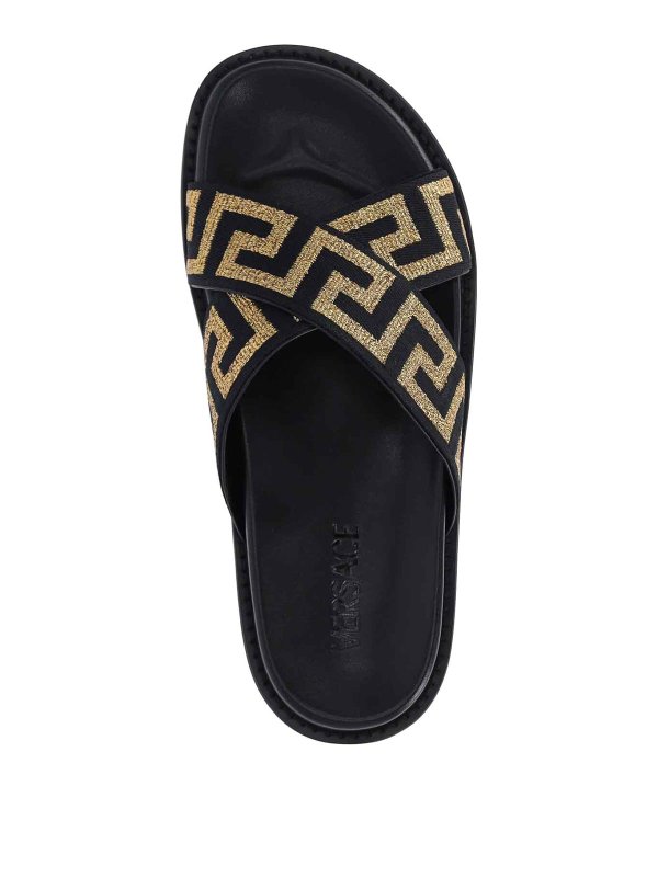 VERSACE buy online サンダル - 黒
