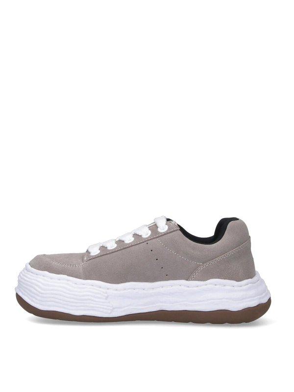 The Best Shops MAISON MIHARA YASUHIRO: Chaussures de sport - Baskets - Gris
