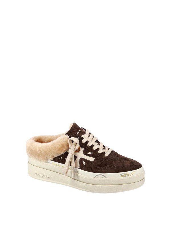 PREMIATA: Chaussures de sport online - Baskets - Marron