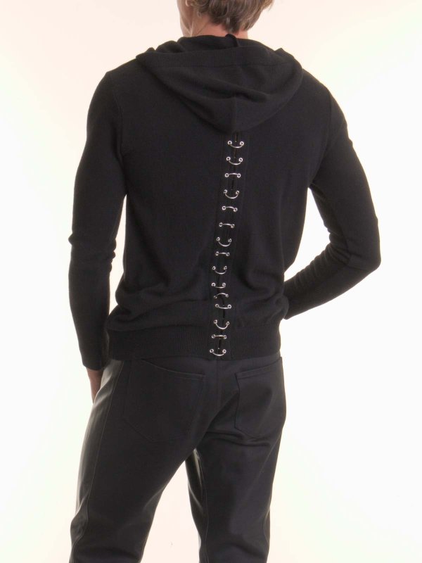 クルーネック - 黒 shop online: LES HOMMES