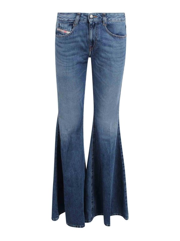 DIESEL: straight leg jeans - Jeans