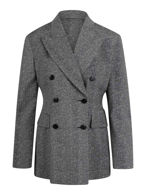 ERMANNO SCERVINO: blazers - Double-Breasted Viscose Jacket