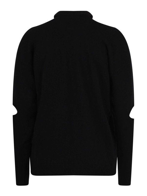 FEDERICA TOSI: Strickpullover mit Rundhalsausschnitt online - Rundhalspullover - Schwarz