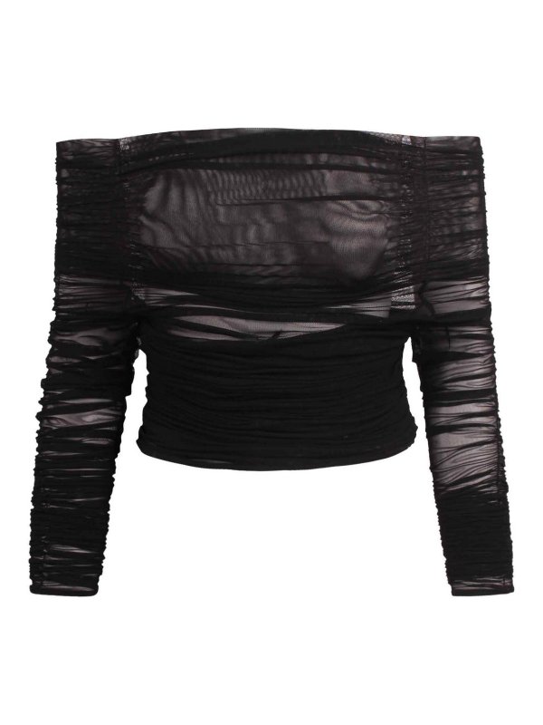 FEDERICA TOSI: トップス＆タンクトップ - トップ/タンクトップ - 黒