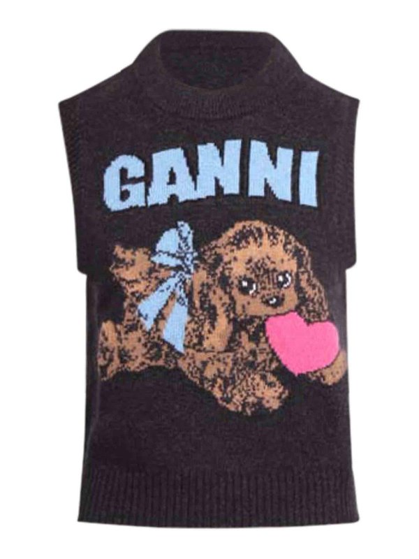 GANNI: waistcoats & gilets - Vest