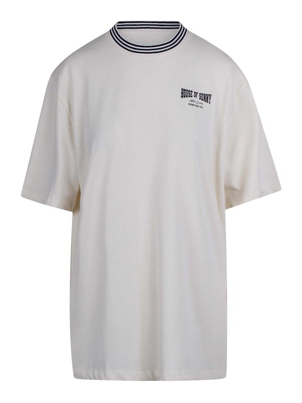 HOUSE OF SUNNY: T-shirts - T-Shirt - Beige