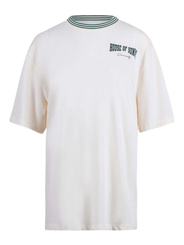 HOUSE OF SUNNY: T-shirts - T-Shirt - Blanc