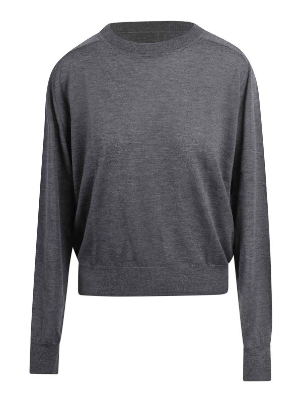 LOULOU STUDIO: crew necks - Extra Fine Angus Cashmere Sweater