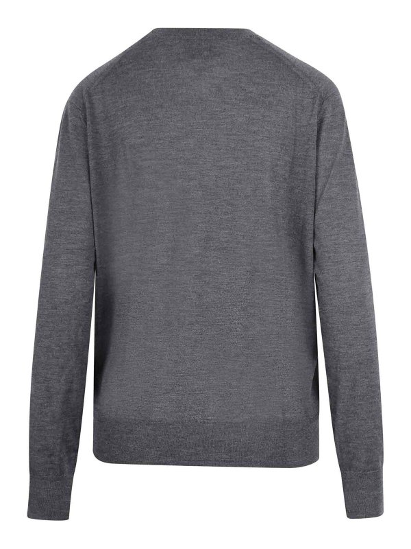 LOULOU STUDIO: Vネック online - Vネック - グレー