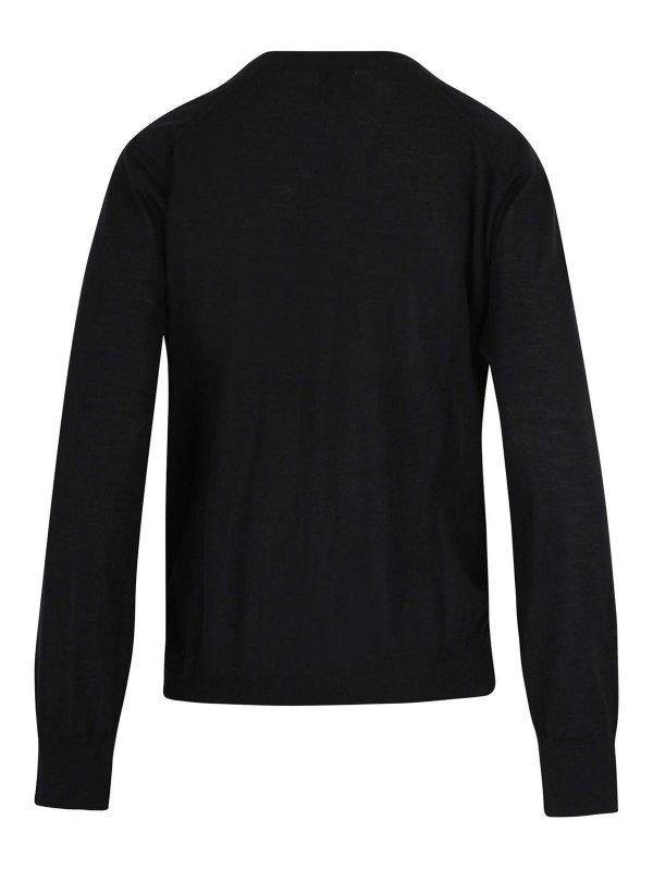 LOULOU STUDIO: v necks online - Extra Fine Julio V-Neck Cashmere Sweater