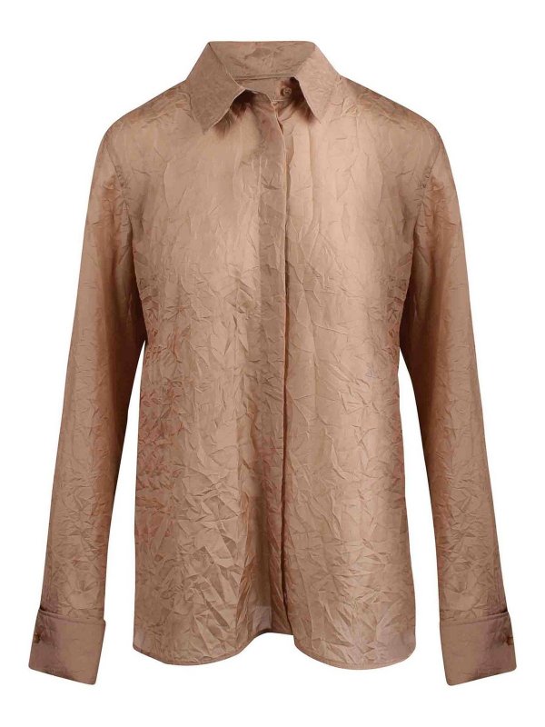 Max Mara: Hemden - Hemd - Beige