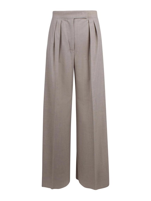 Max Mara: casual trousers - Zulia Cashmere Scarf Trousers