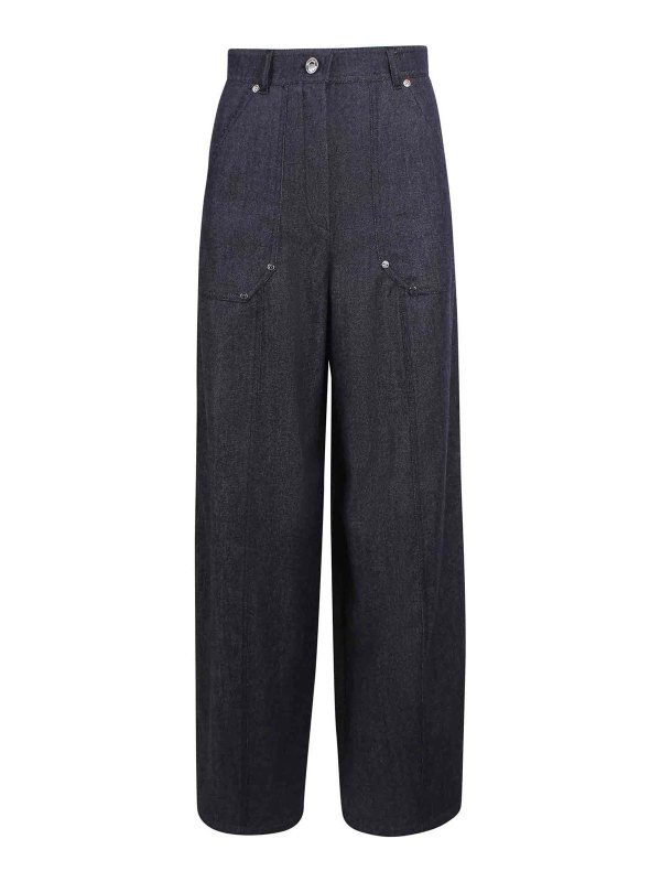 Max Mara: Casual Hosen - Casual Hose - Blau