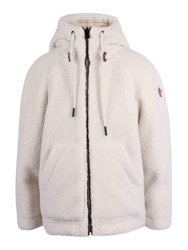 MONCLER GRENOBLE: padded coats - Reversible Teddy Padded Jacket