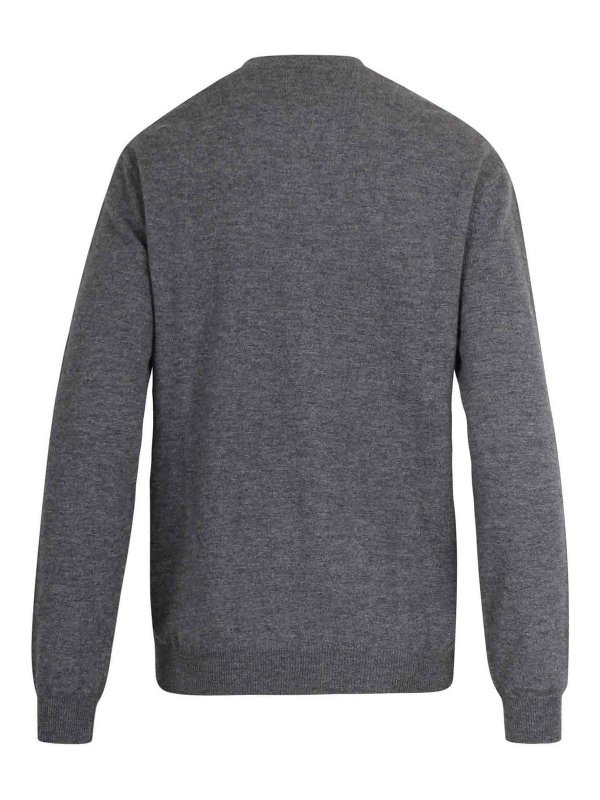 N°21: crew necks online - Sweater Wool with Logo Tag