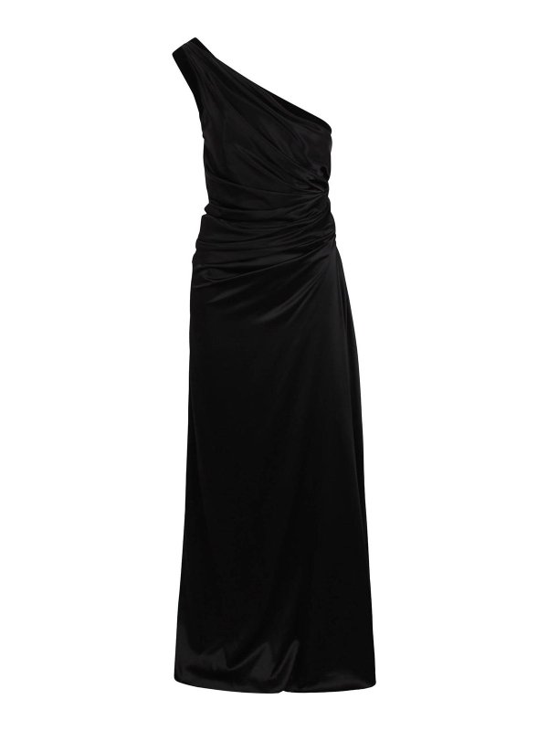 NINA RICCI: abiti da sera - Vestito  Lungo Drappeggiato Asimmetrico