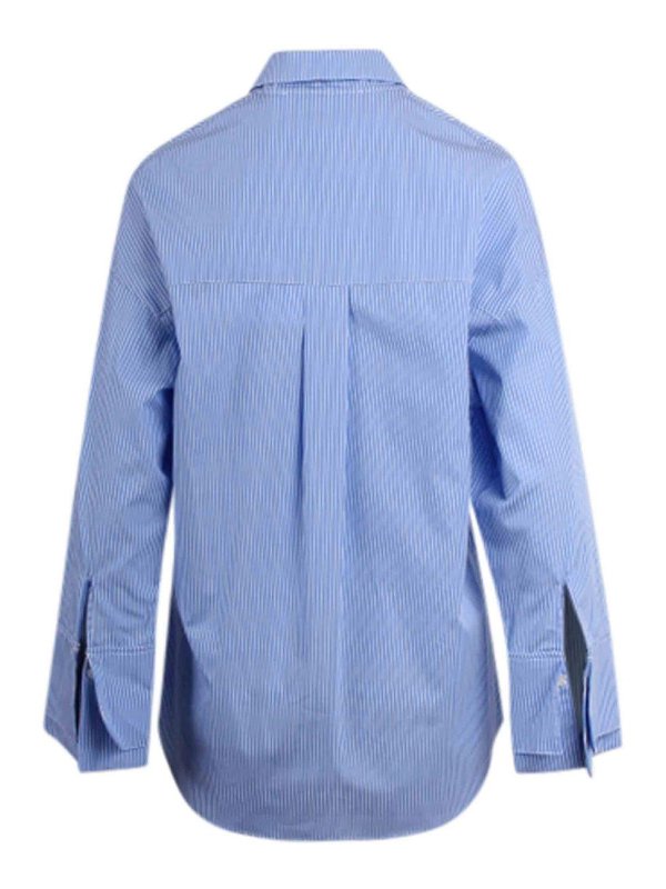 NOUMENO CONCEPT: shirts online - Pinstriped Shirt