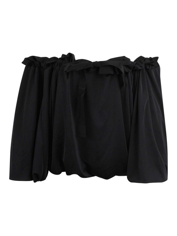 PATOU: トップス＆タンクトップ - トップ/タンクトップ - 黒